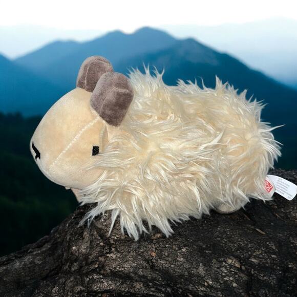 Minecraft Plush Goat Mattel Mojang Caves Cliffs Stuffed Animal Nursery Decor 10" - Picture 1 of 11